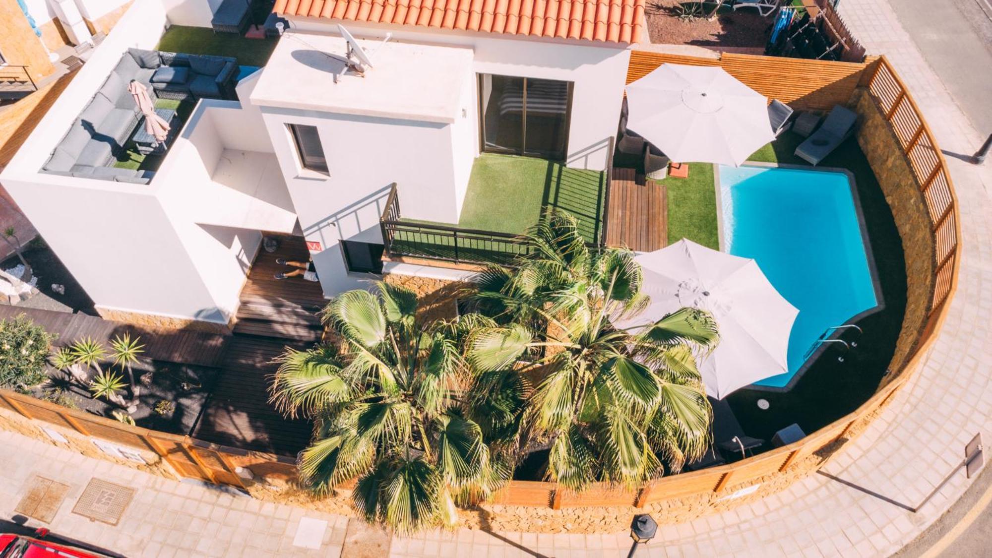 Paradise Beach House: Piscina Privada, Playa 100M Corralejo Eksteriør billede