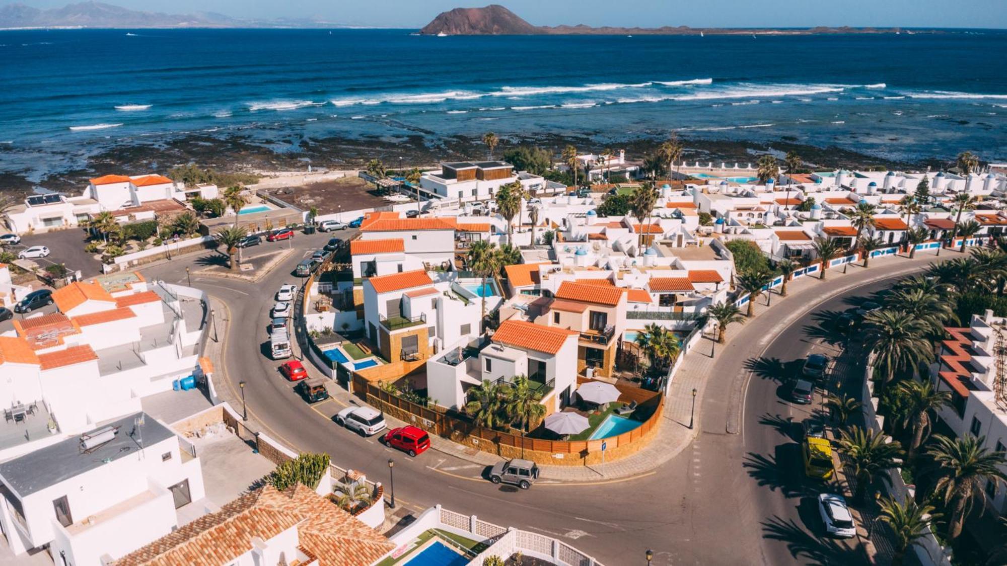 Paradise Beach House: Piscina Privada, Playa 100M Corralejo Eksteriør billede