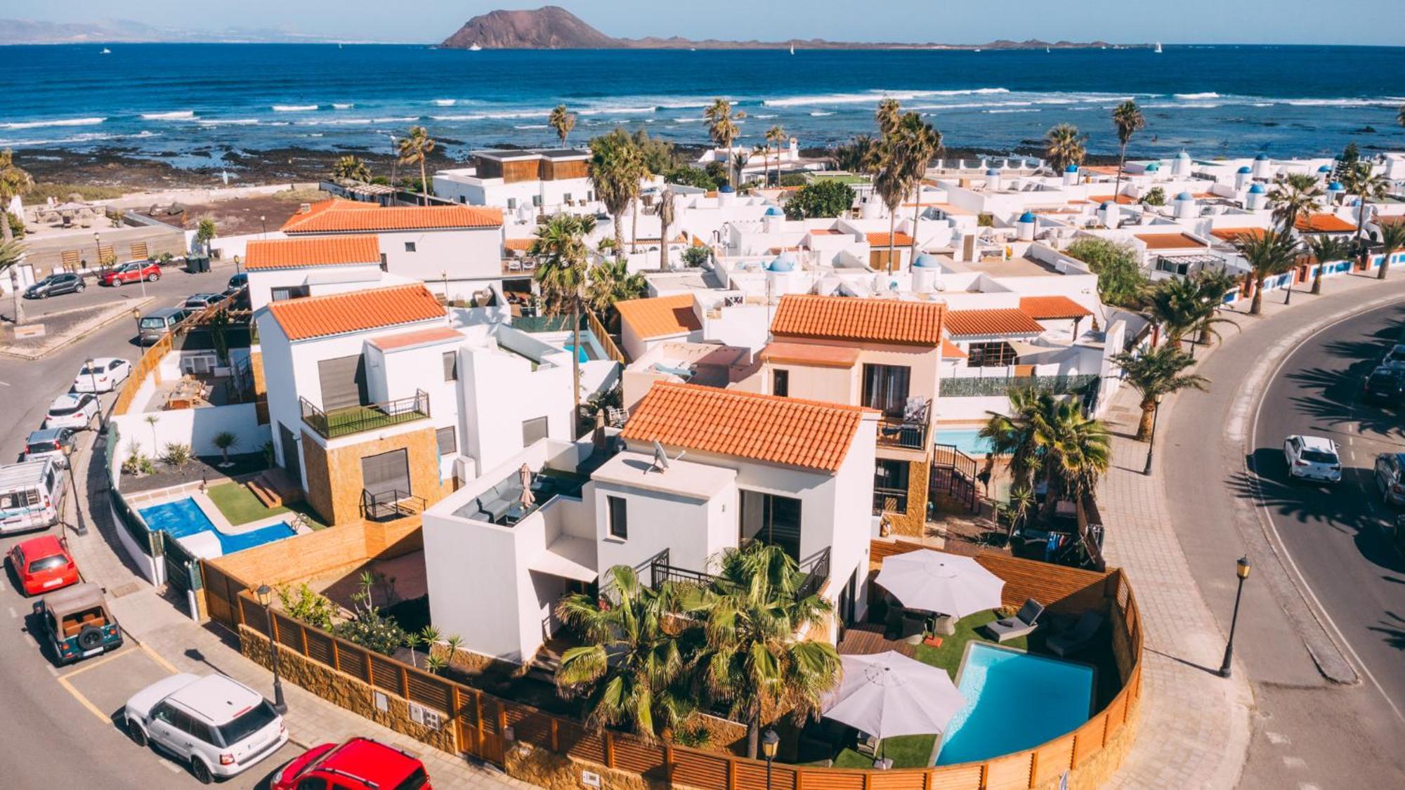 Paradise Beach House: Piscina Privada, Playa 100M Corralejo Eksteriør billede